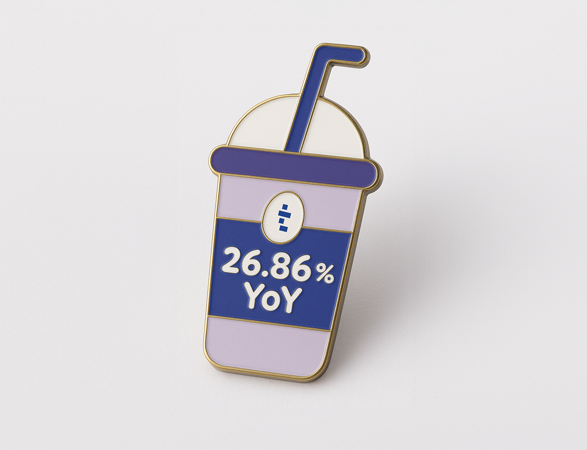 Tastewise Pin Badge Beverage