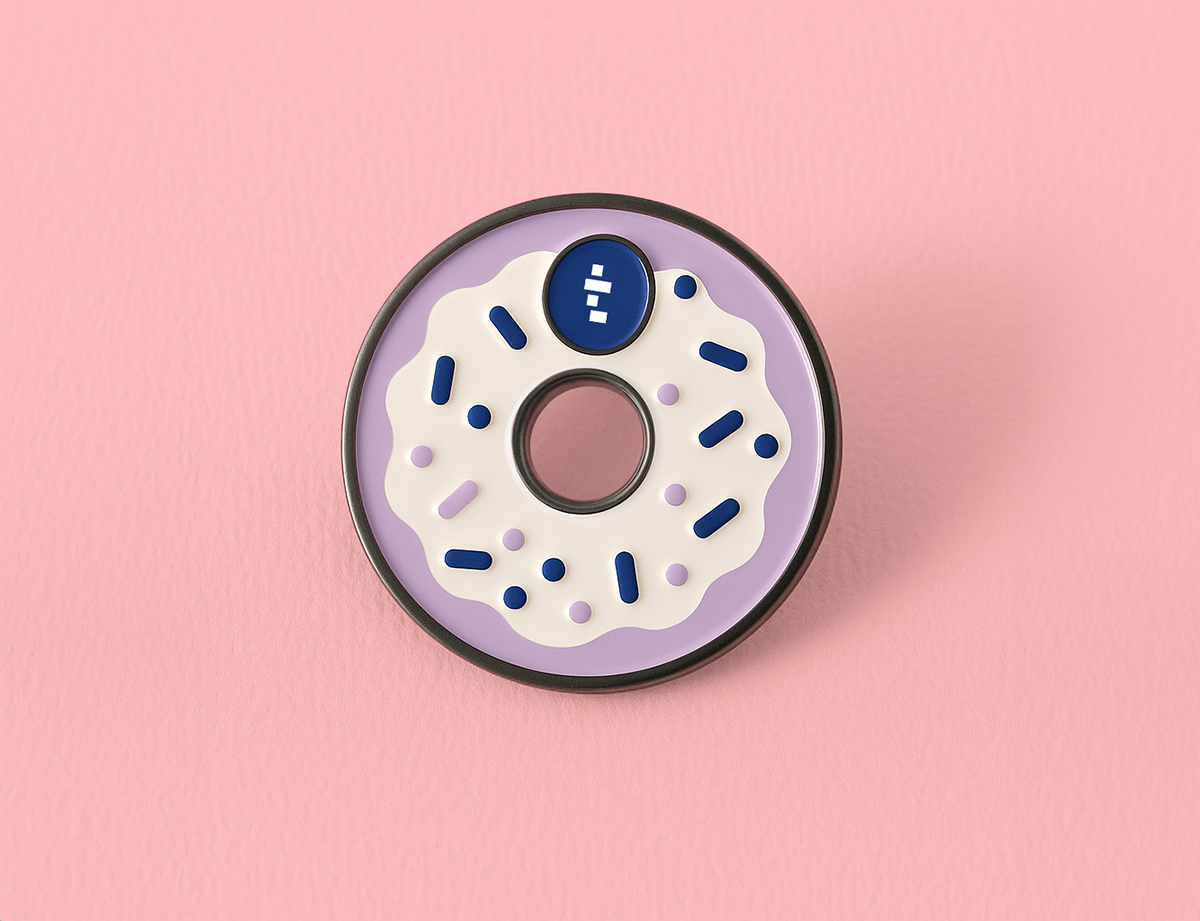 Tastewise Pin Badge Donut New